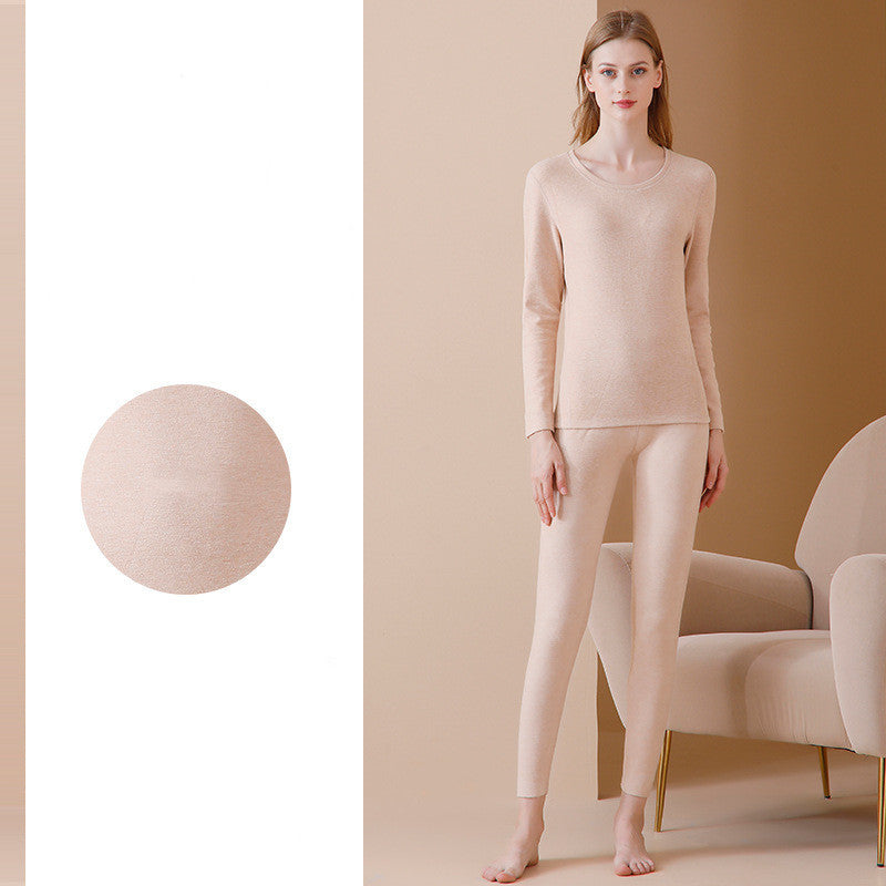 Wool Silk Velvet Thermal Underwear Set