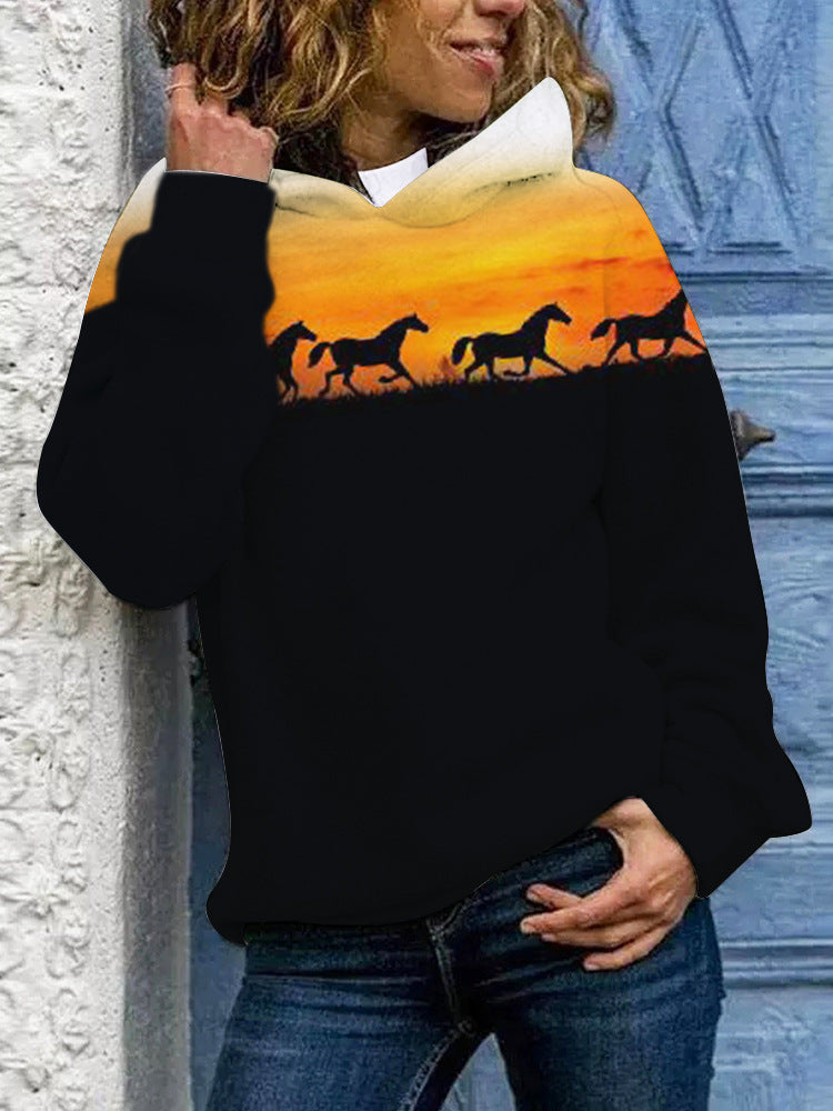 WildVibe Animal Print Hoodie