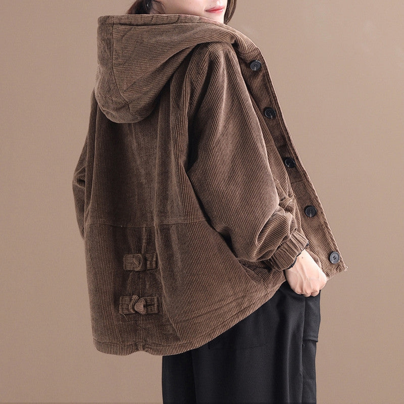 VelvetRidge Corduroy Short Jacket