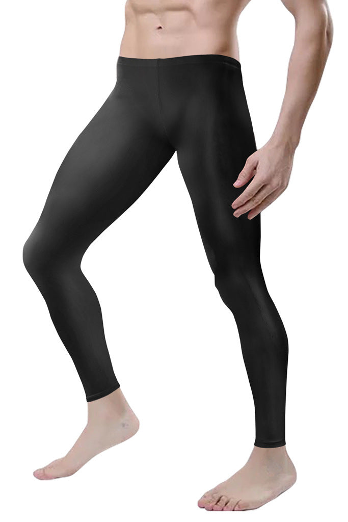 Men's Nylon Ice Silk Translucent Trousers
