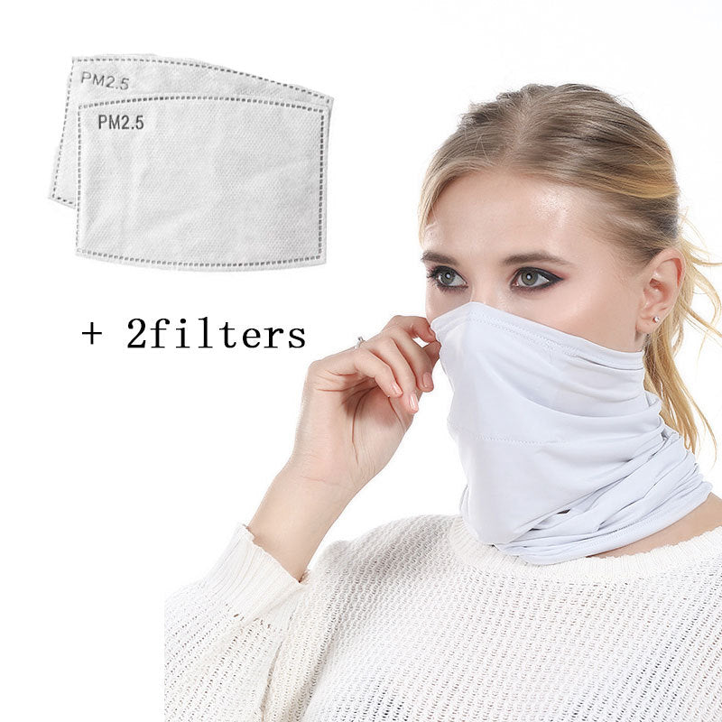 Cycling ice silk magic turban mask