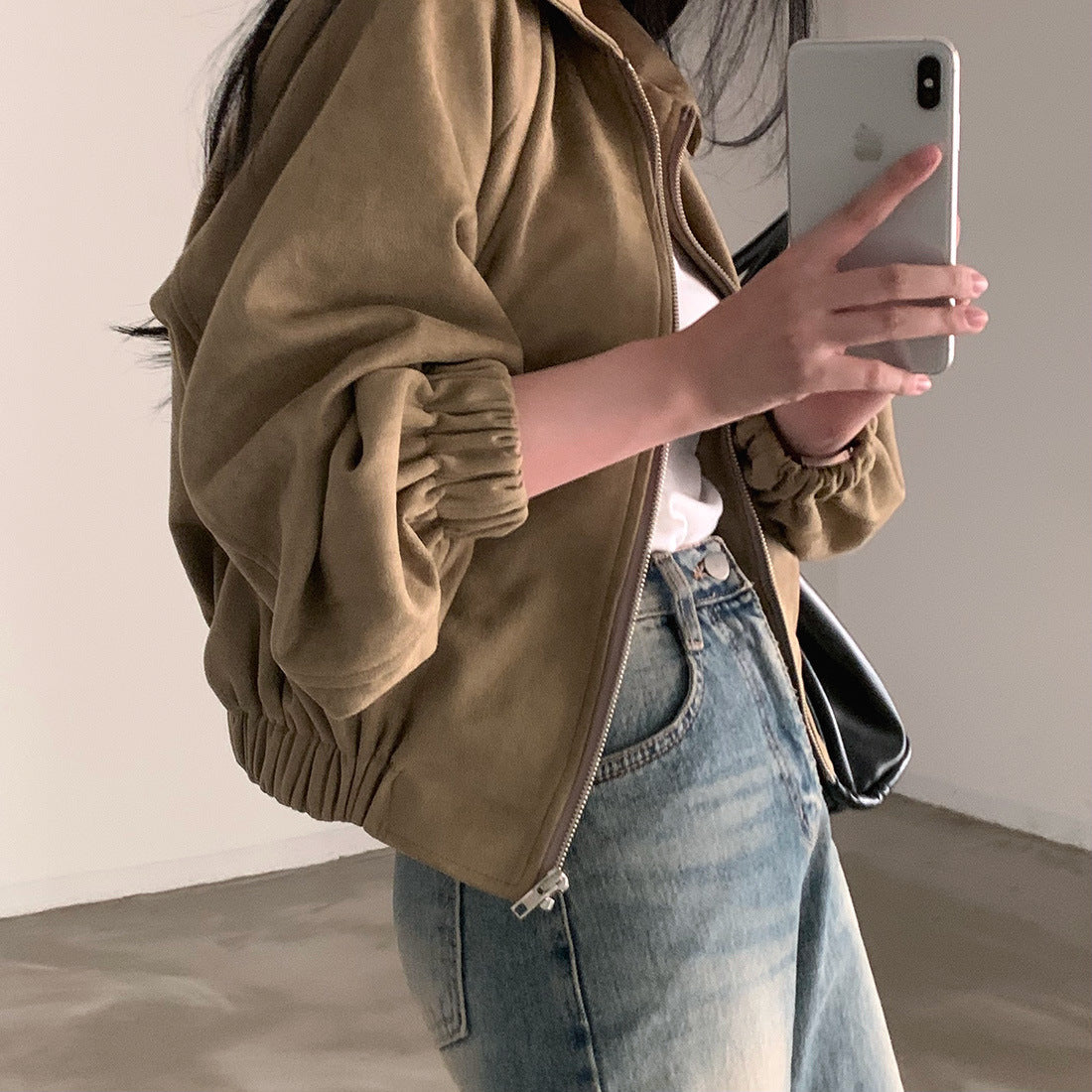 Parisienne Suede Charm Jacket