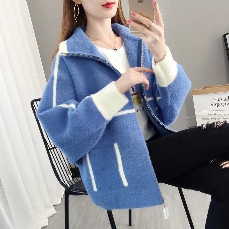 SnowLuxe Furry Knit Cardigan