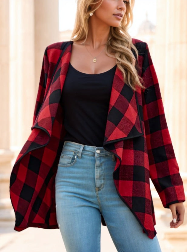 HeritagePlaid Trench Coat