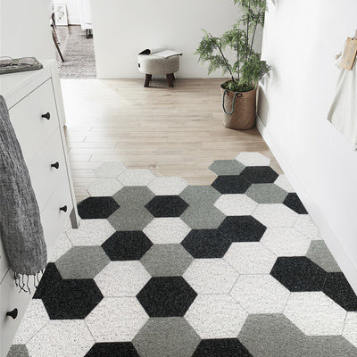 Entry Door Silk Ring Foot Mat PVC Household Carpet Doormat