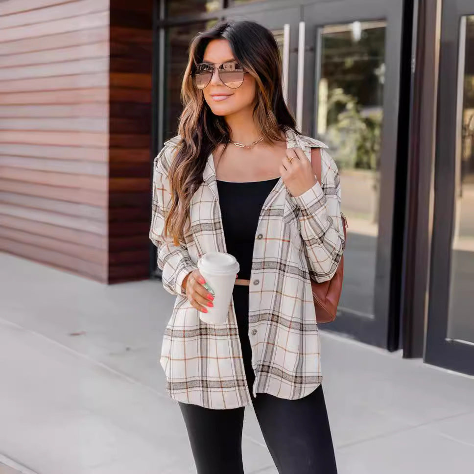 Brionne CheckLayer Shirt-Coat