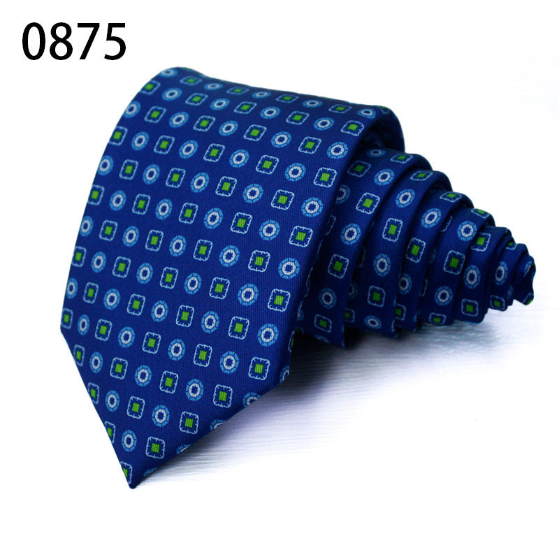 Fashion Polyester Silk Printed Men's Casual Tie