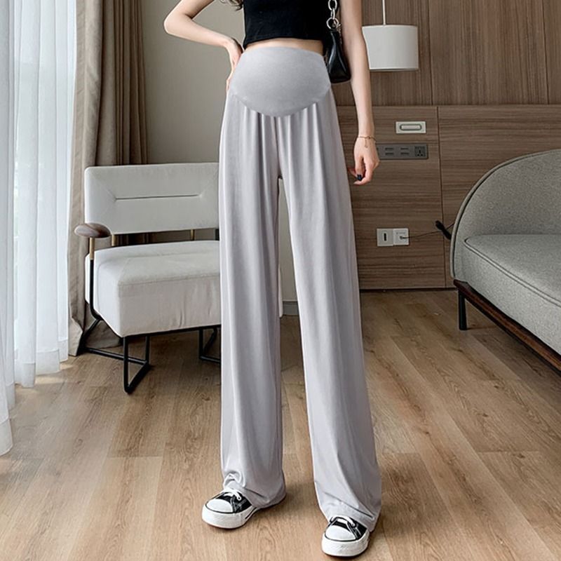 Women's Ice Silk Draping Wide-leg Leggings