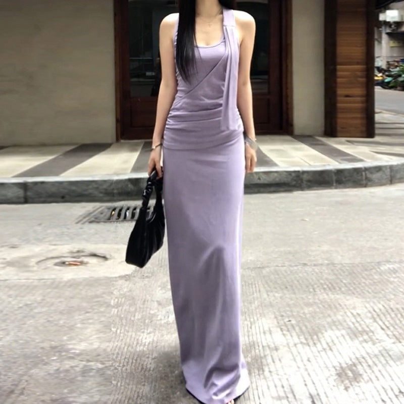 Twinkle Breeze Halter Dress