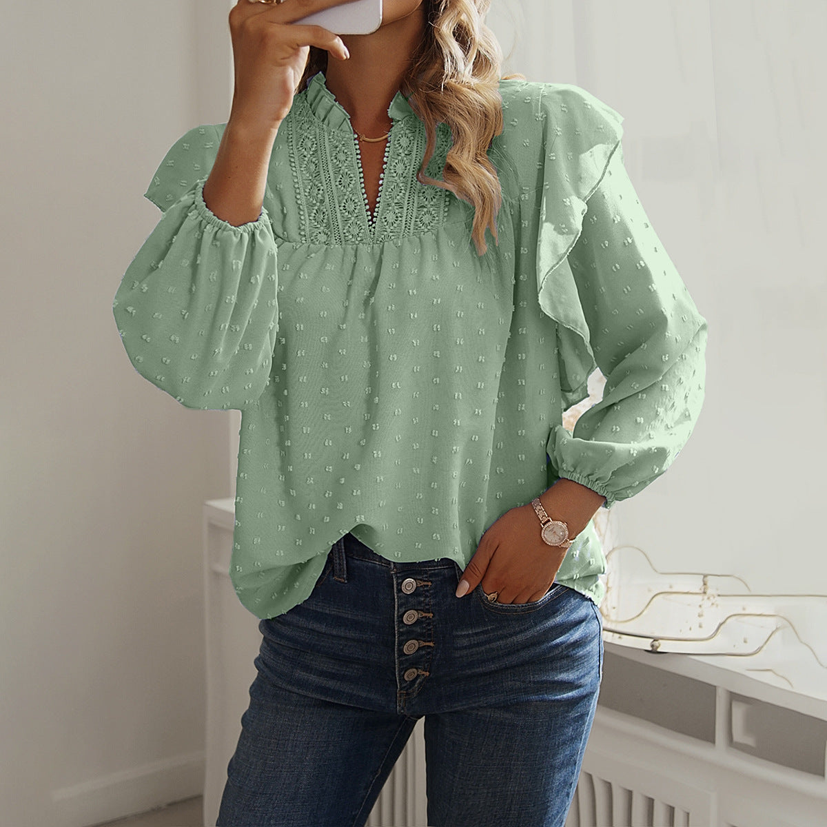 Lunairis Lace Flare Jacket