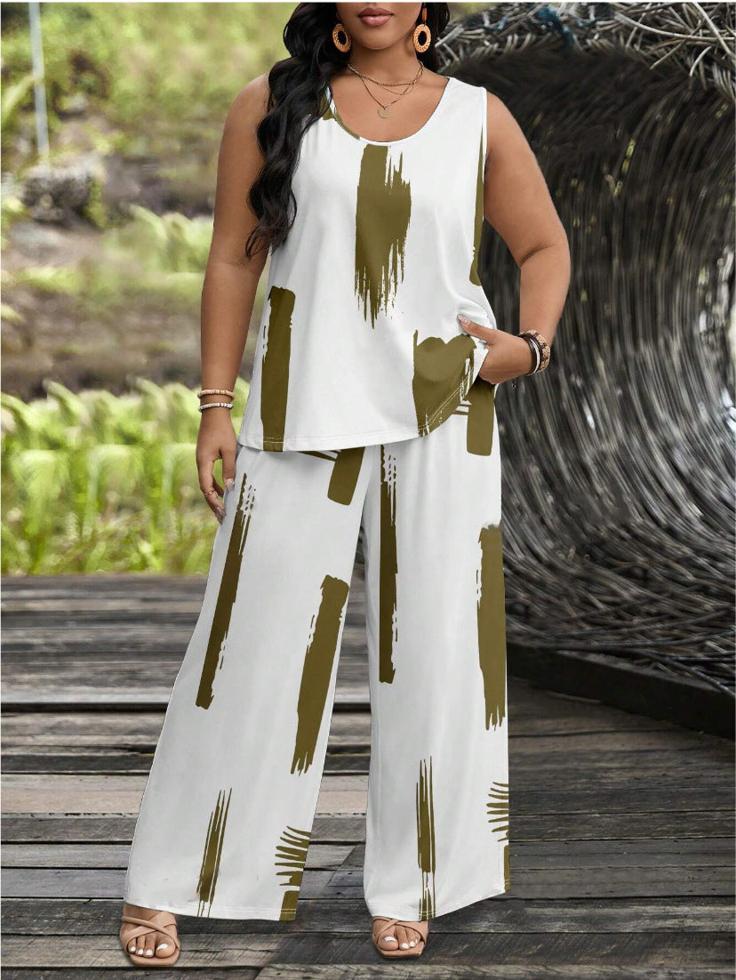 ova Vogue Wide-Leg Suit