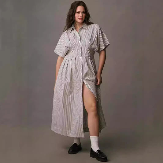 SculptEase Longline Shirt Dress
