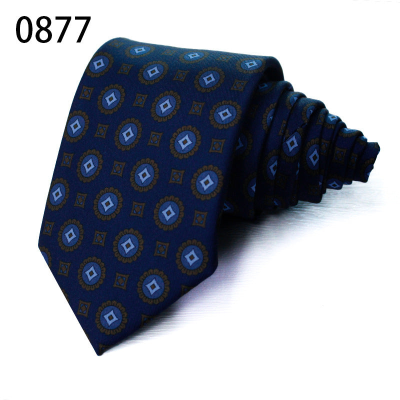 Fashion Polyester Silk Printed Men's Casual Tie