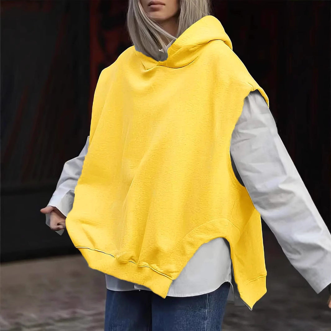 ChicLayer Sleeveless Hoodie Vest