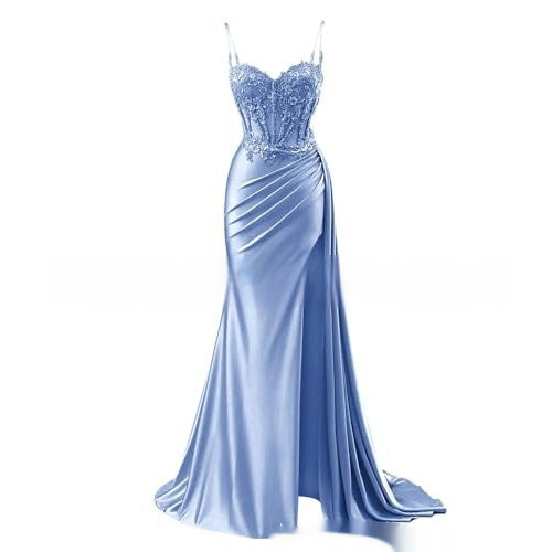 Emerald Seduction Strapless Gown
