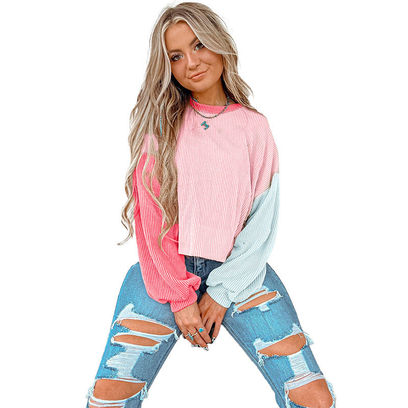 PatchEase Color-Block Sweater