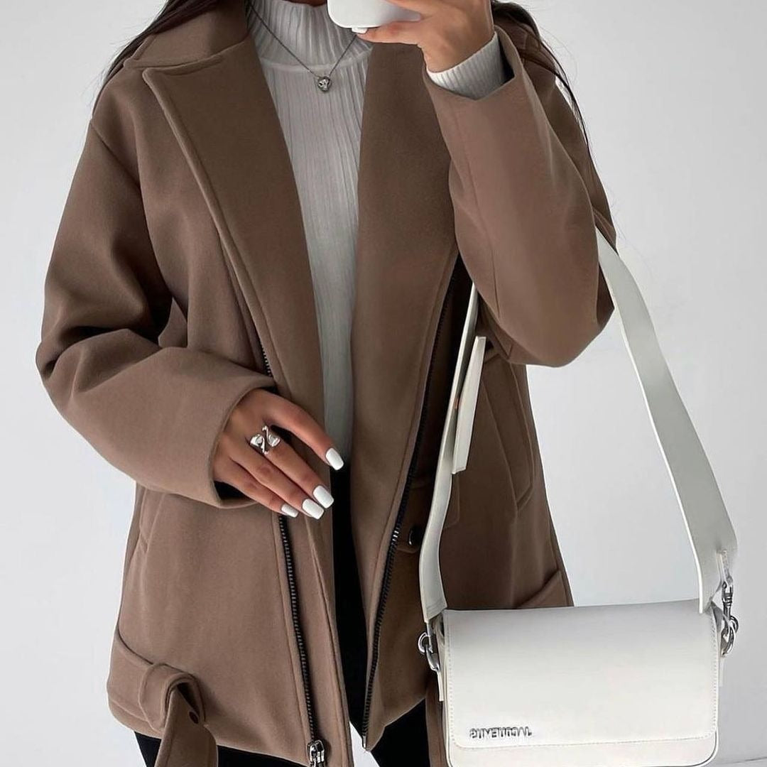 Aurelia Belted Wool Coat