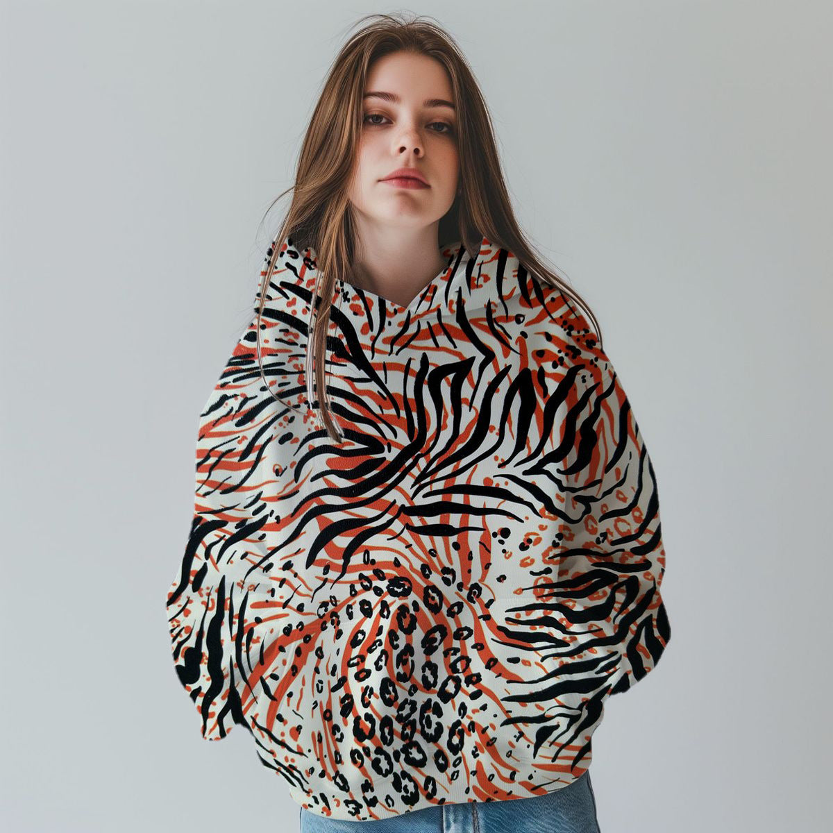 WildVision 3D Leopard Sweater
