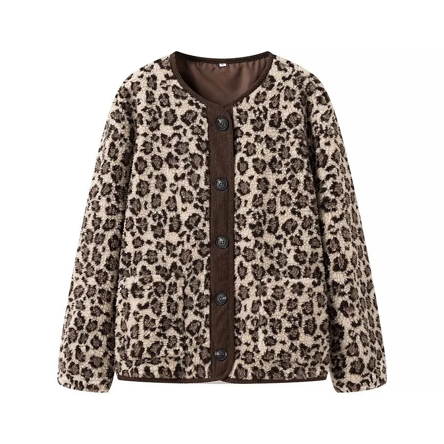 UrbanFierce Leopard Print Coat