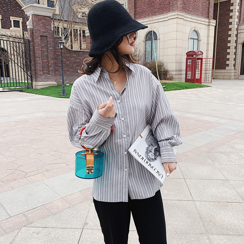 Western style silk scarf jelly bag women