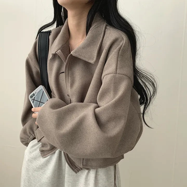 UrbanEase Drawstring Short Coat