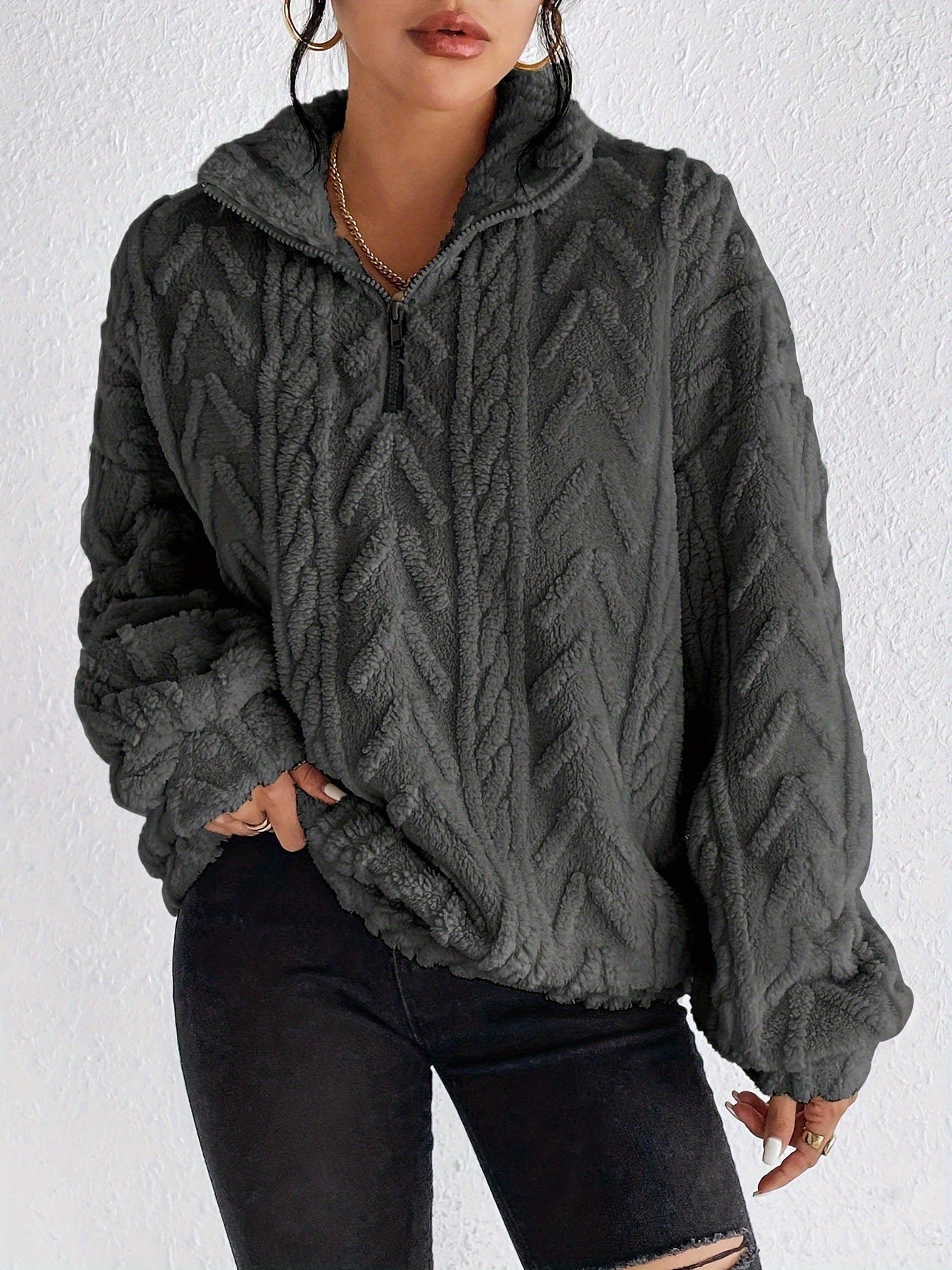 LatteLuxe Double-Sided Pullover