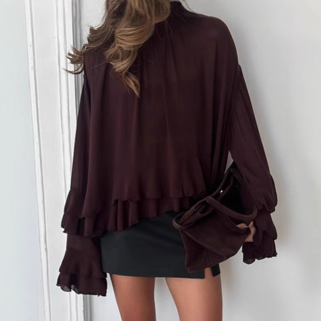 Mirelda Ruffle Lace Blouse