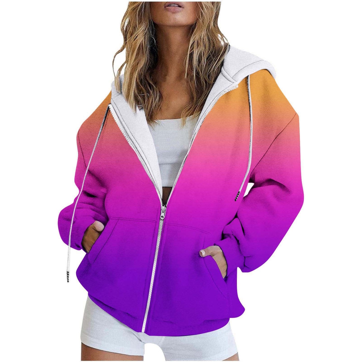CityPrint Zip Sweater