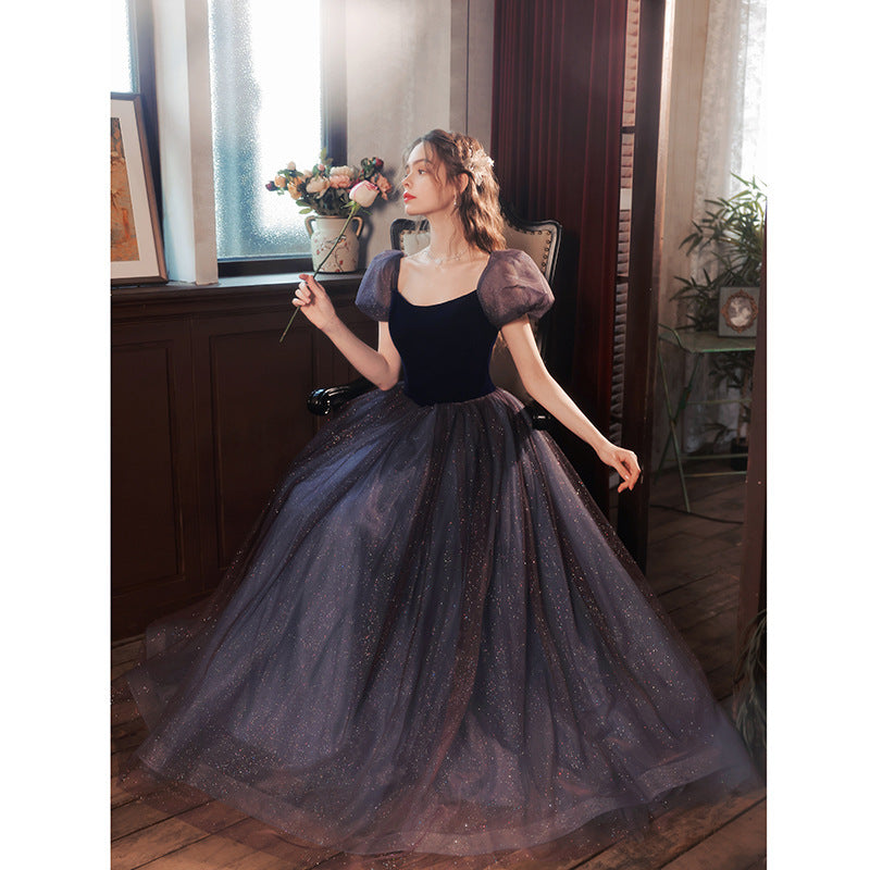 Azure Opaline Gown