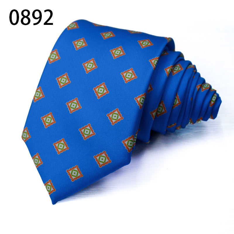 Fashion Polyester Silk Printed Men's Casual Tie
