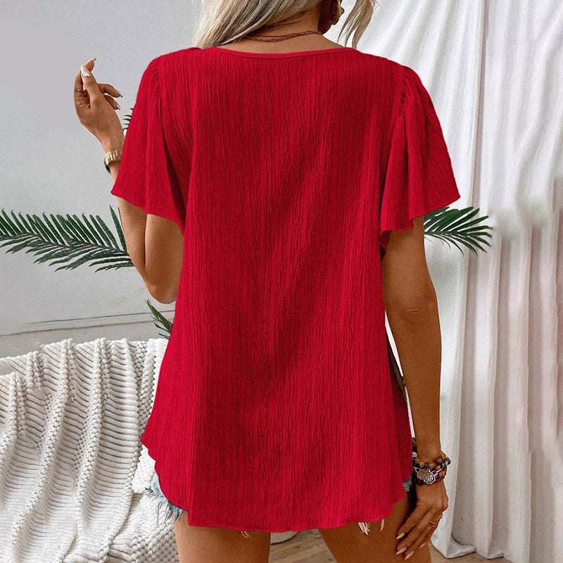 MeadowMosaic Crochet Blouse