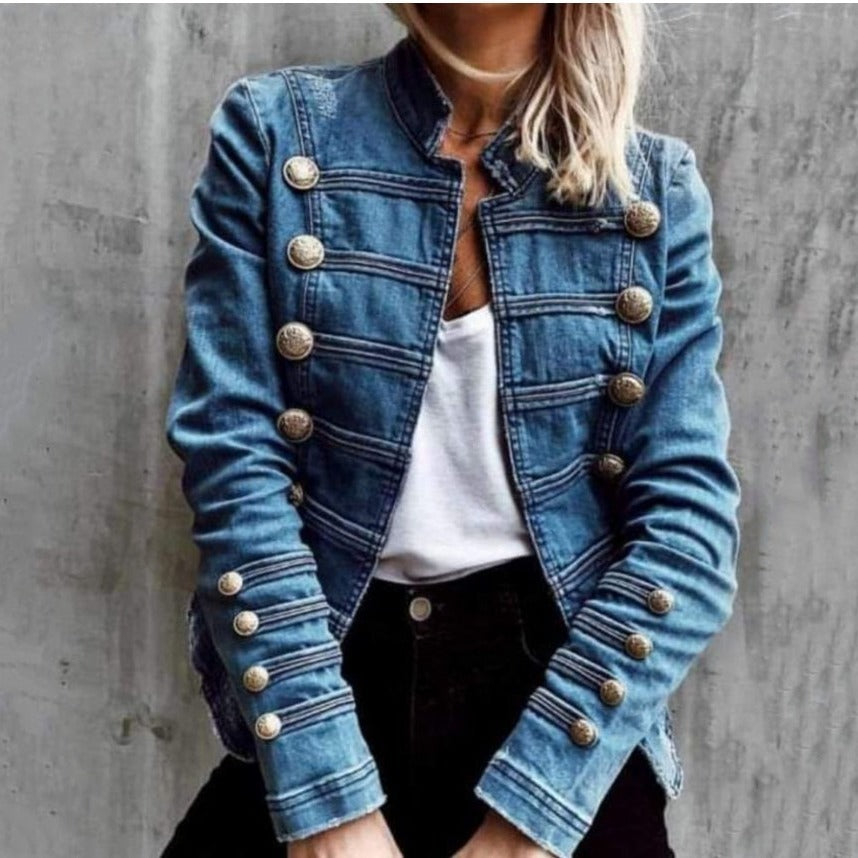 Clinché Double-Breasted Short Jacket