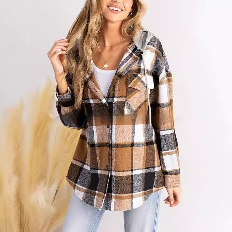 Highland Luxe Oversized Plaid Coat