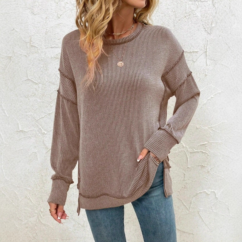 TwistEase Split Hem Sweater