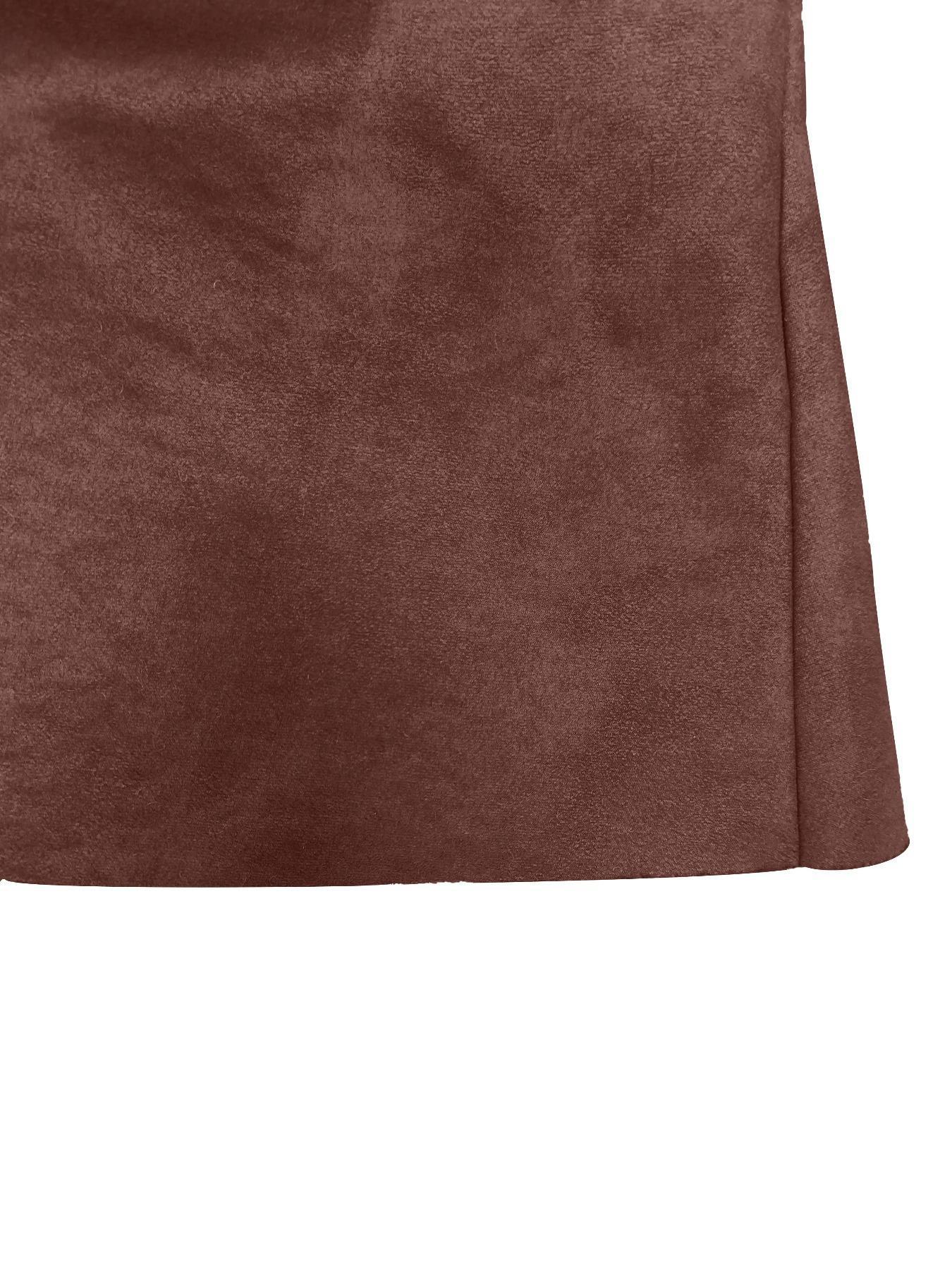 ThermaLuxe Velvet-Lined Leather Coat