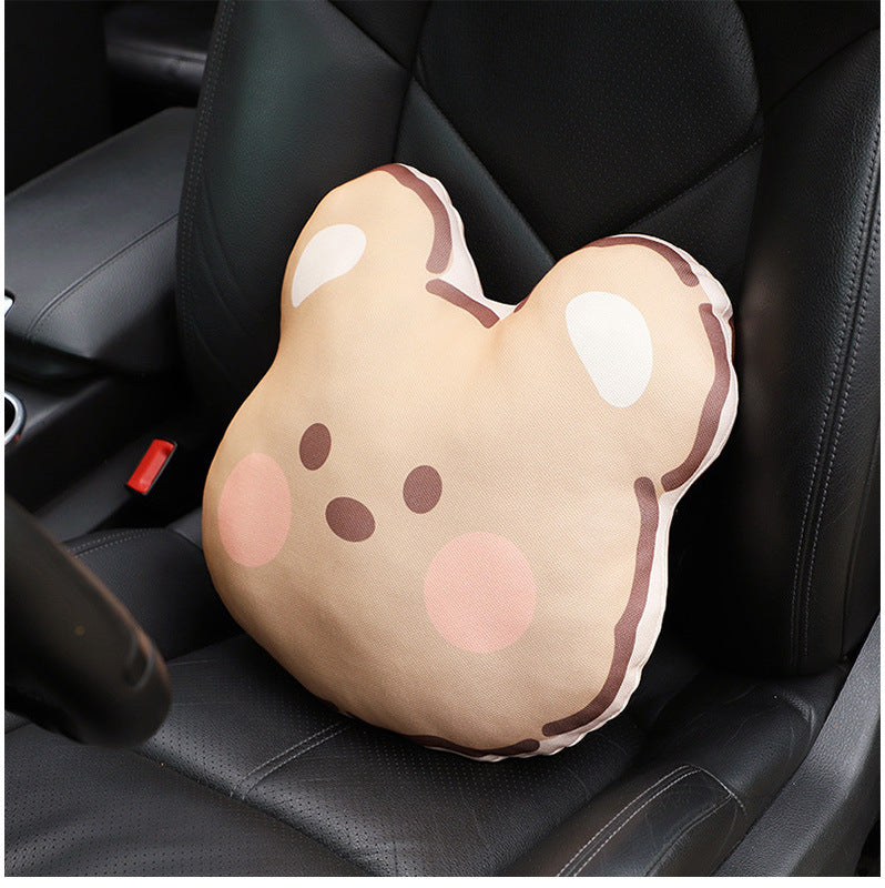 Love Bear Ice Silk Car With Single Piece Cushion