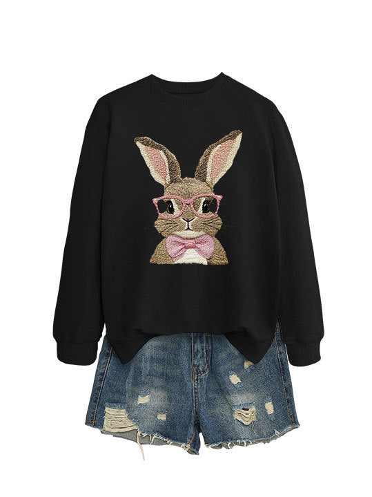 CinnaHop Bow Bunny Sweatshirt