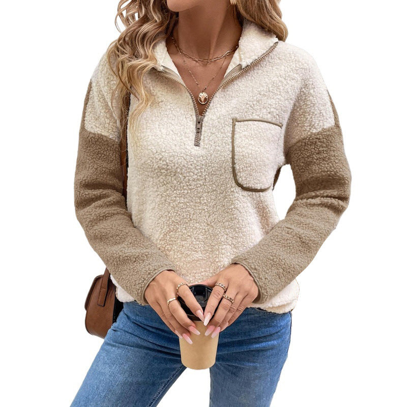 VeluBlend Stand Collar Sweater