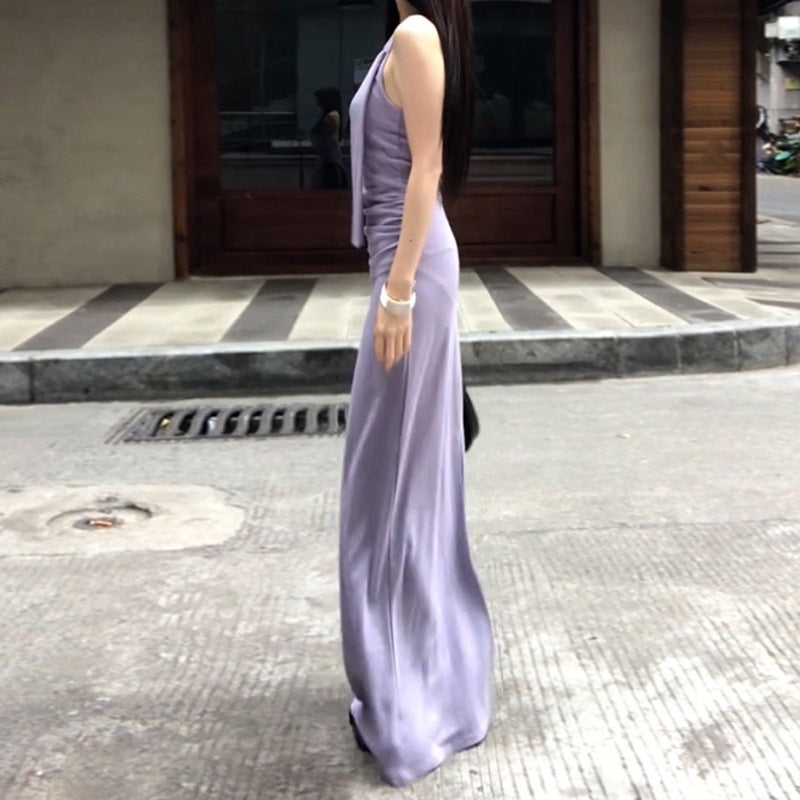 Twinkle Breeze Halter Dress