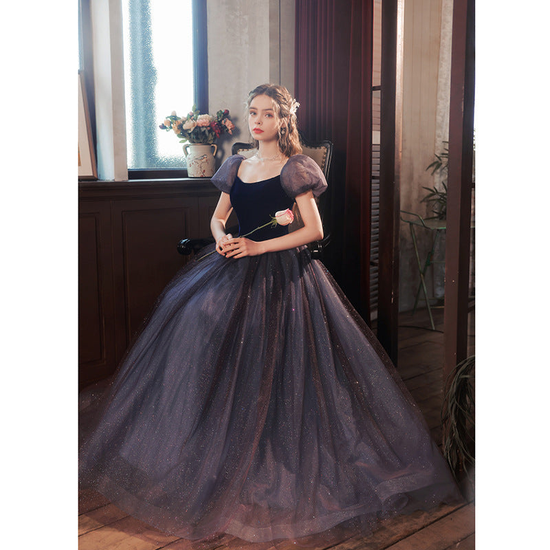 Azure Opaline Gown