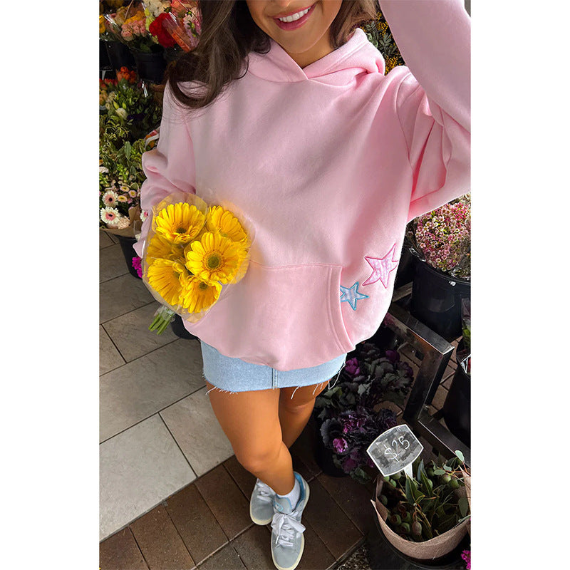 StitchTrend Embroidered Hoodie
