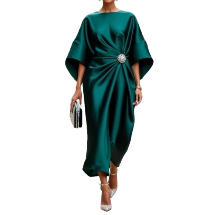Roselle Pearl Satin Dress