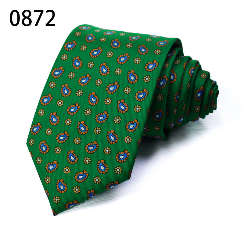 Fashion Polyester Silk Printed Men's Casual Tie