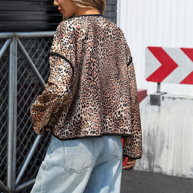 WildGrace Leopard Cardigan Coat