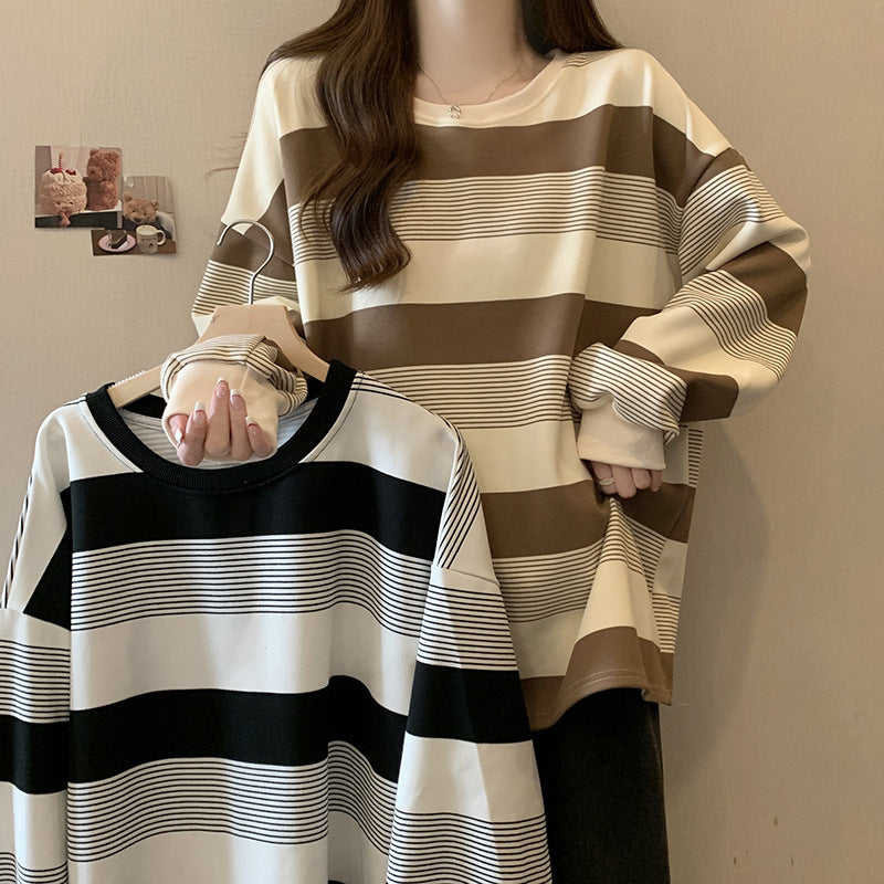 Retro Stripes Loose Knit