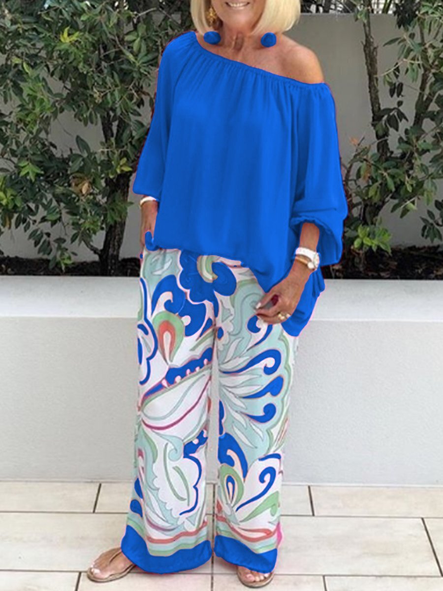 PrintNova Off-Shoulder Set