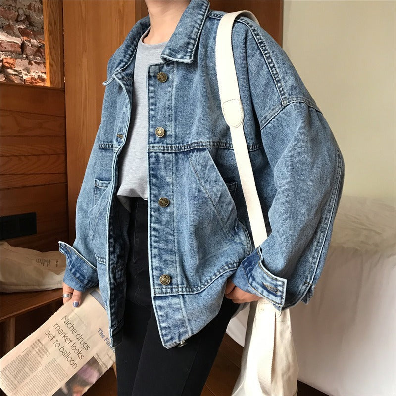 RetroEase Slim Denim Jacket