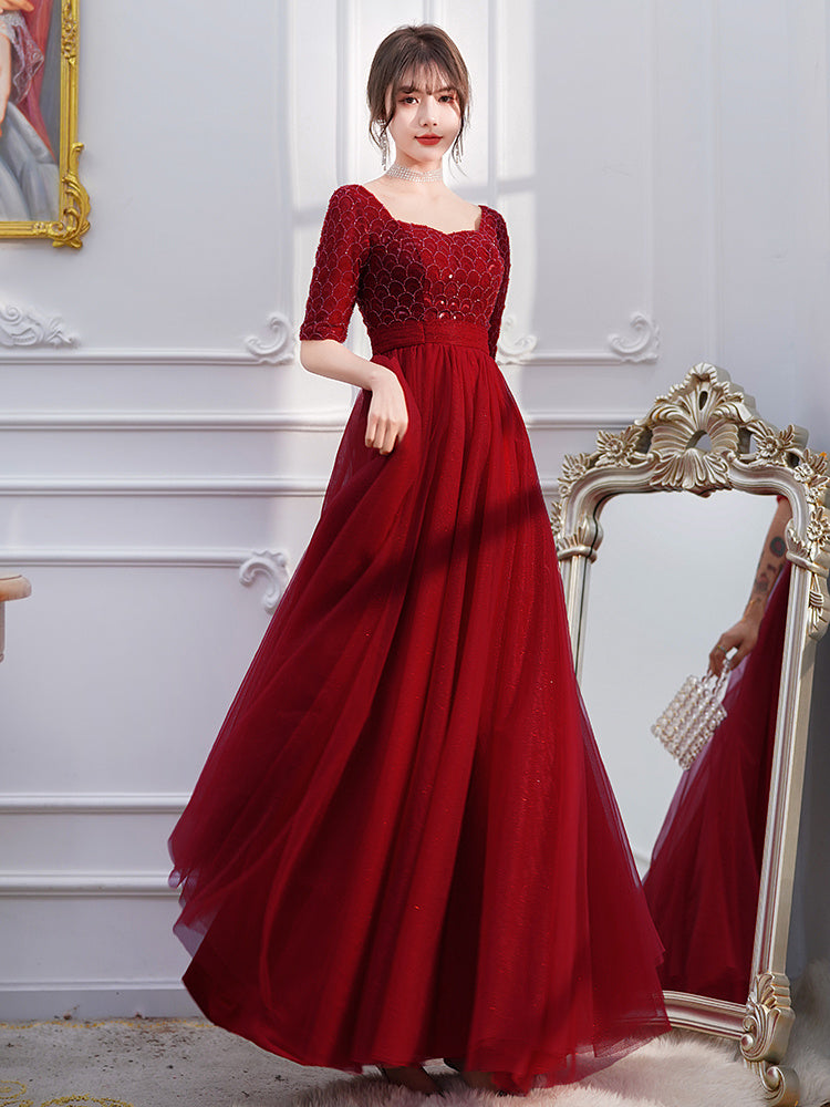 Merlot Reverie Gown