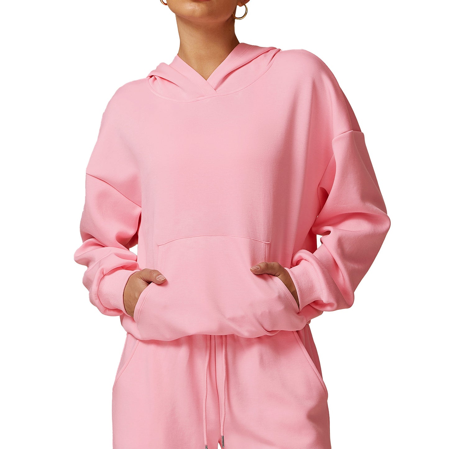 EaseMatch Hooded Sweatshirt Coat