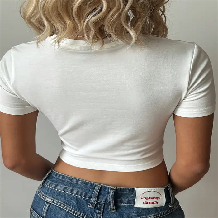 SculptGlow Crop Tee